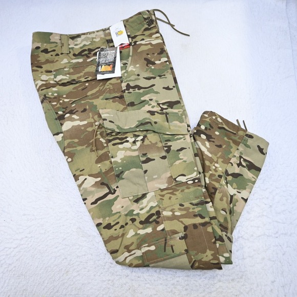 True Spec Tactical Cargo Pants Multicam Camo Ripstop Military Mens XL LONG NEW